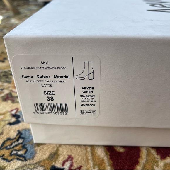 Aeyde Berlin Square Toe Heeled Boots - Picture 13 of 13